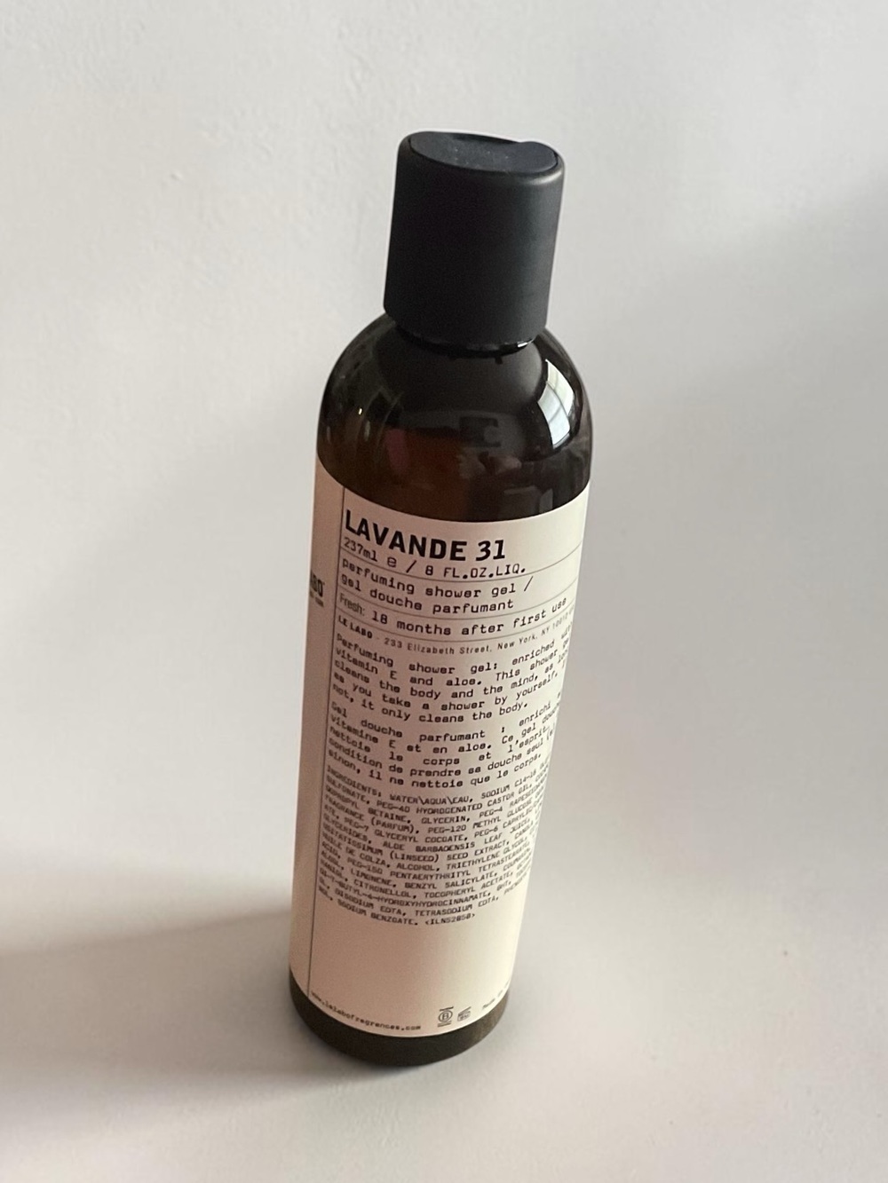 Le Labo Lavande 31 Shower Gel 8 fl oz.